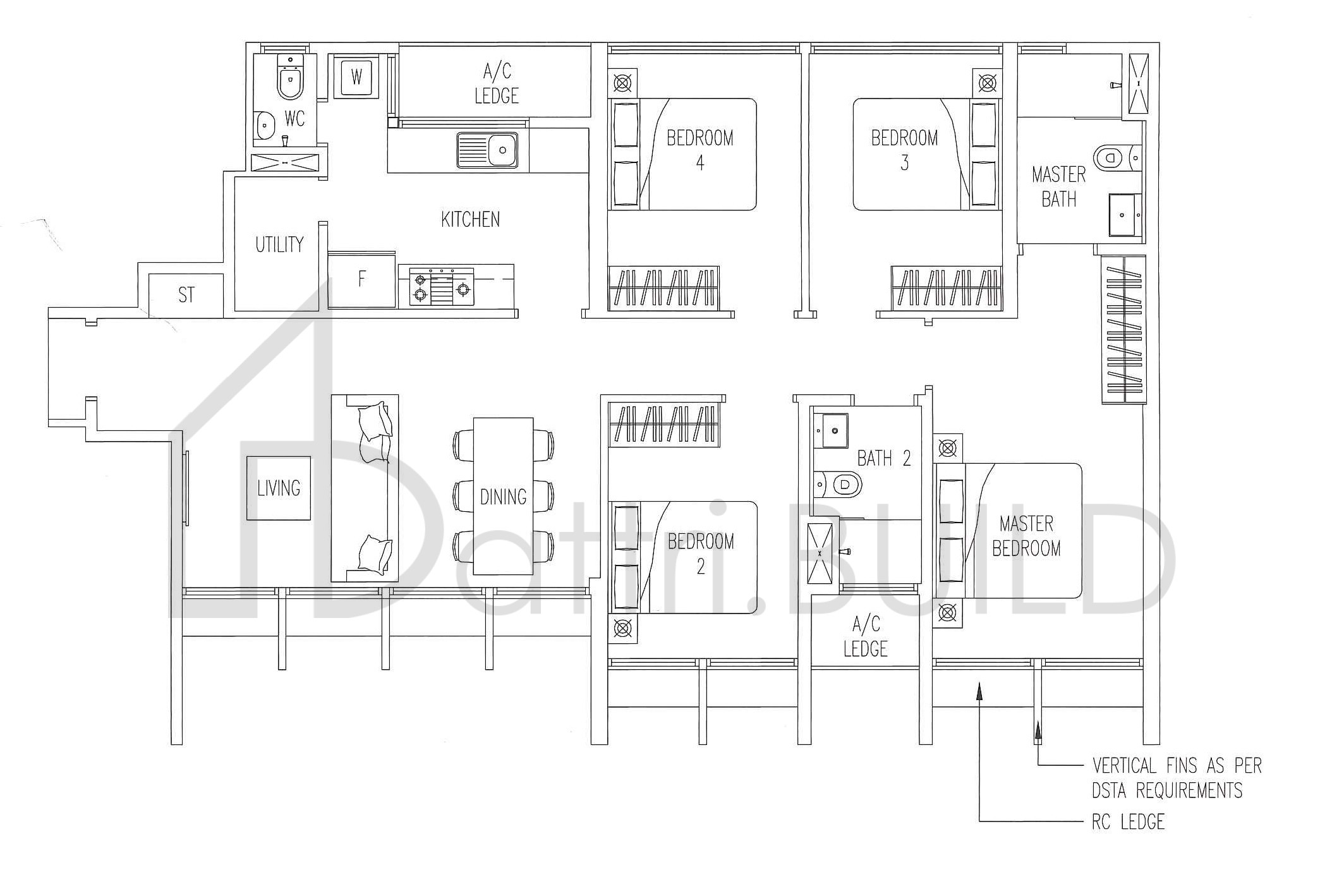 TWIN FOUNTAINS C1a-VT floorplan (watermarked)