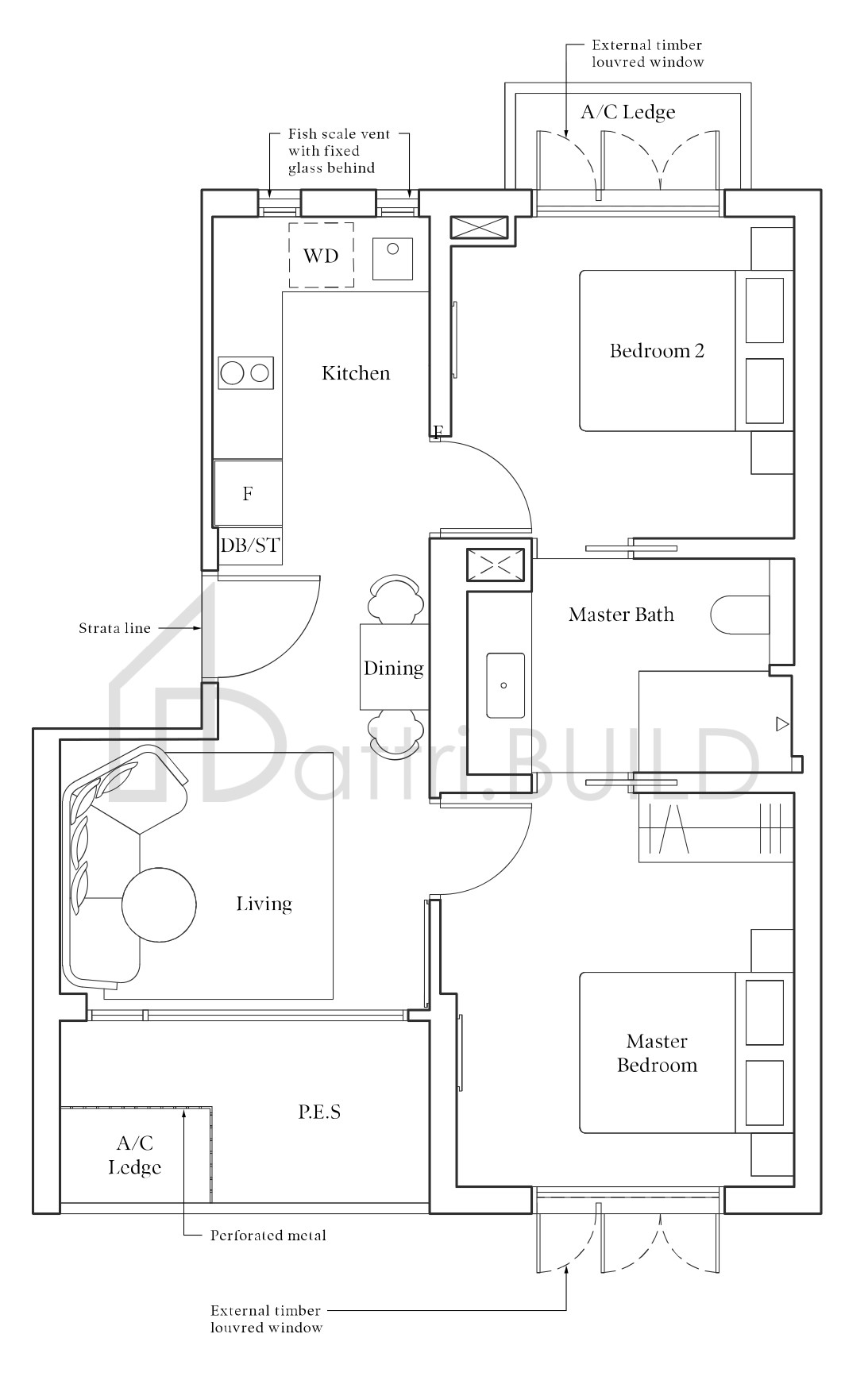 AVENUE SOUTH RESIDENCE BC1-G floorplan (watermarked)