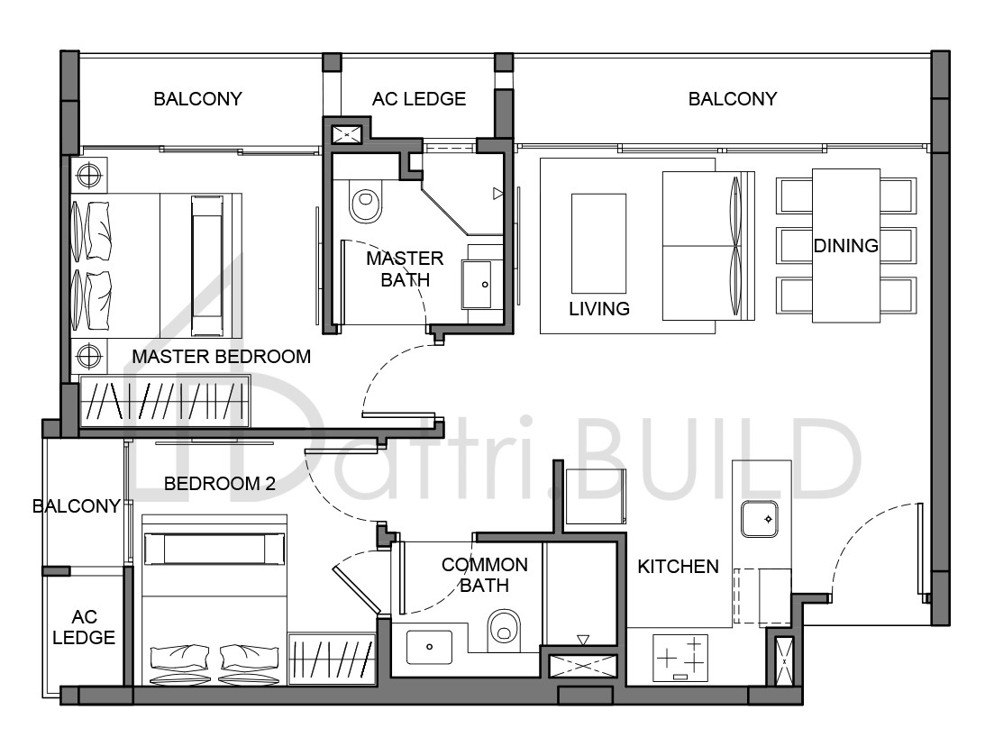 THE ENCLAVE . HOLLAND A2 floorplan (watermarked)