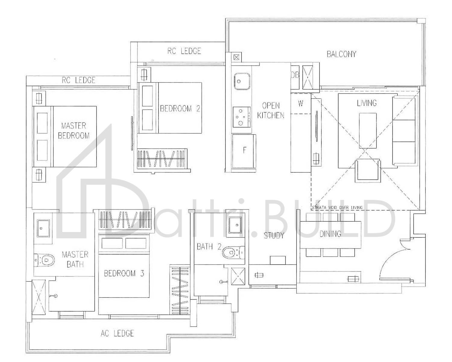 THE VISIONAIRE C4L floorplan (watermarked)