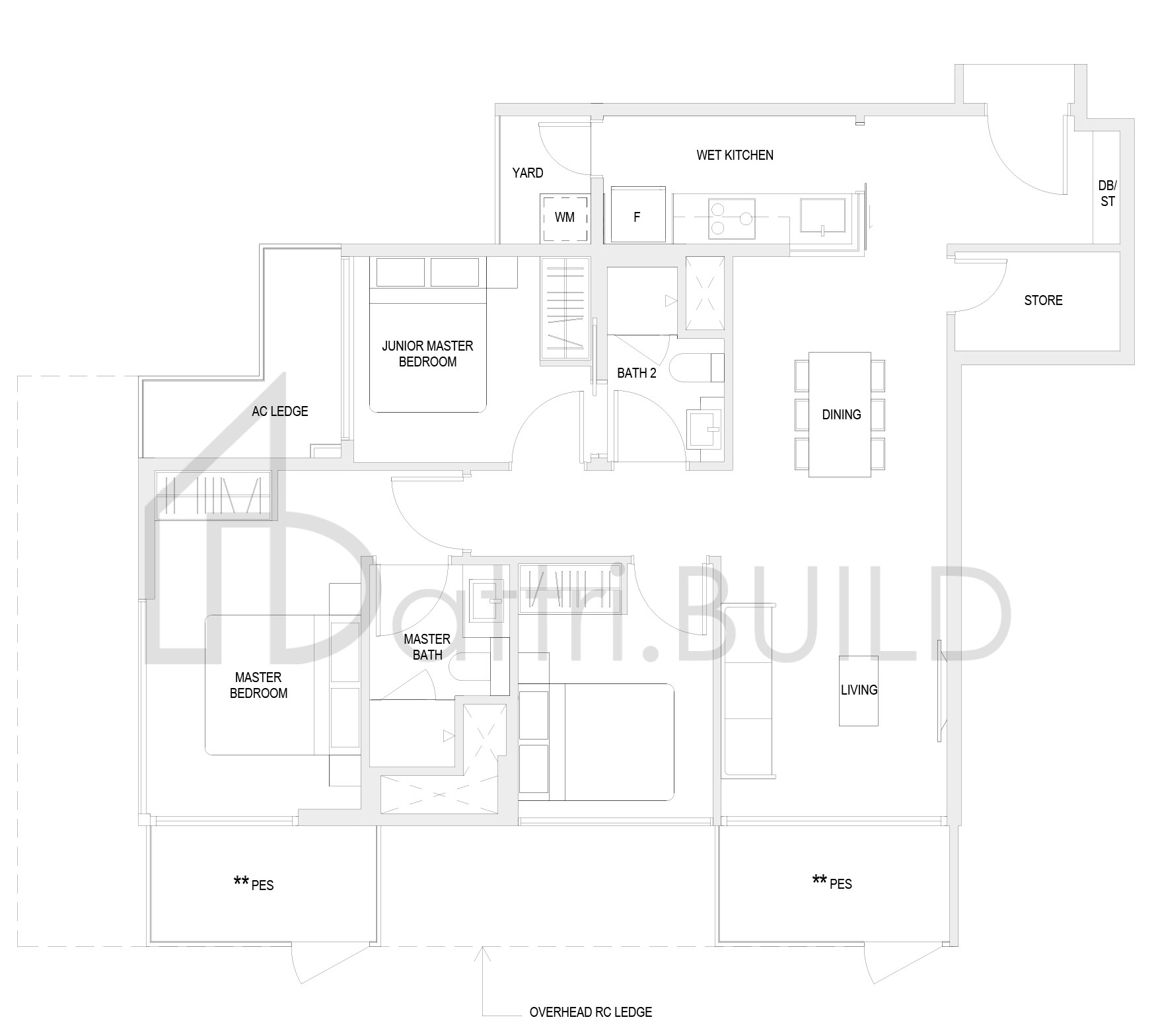 THE VERANDAH RESIDENCES C5aP floorplan (watermarked)