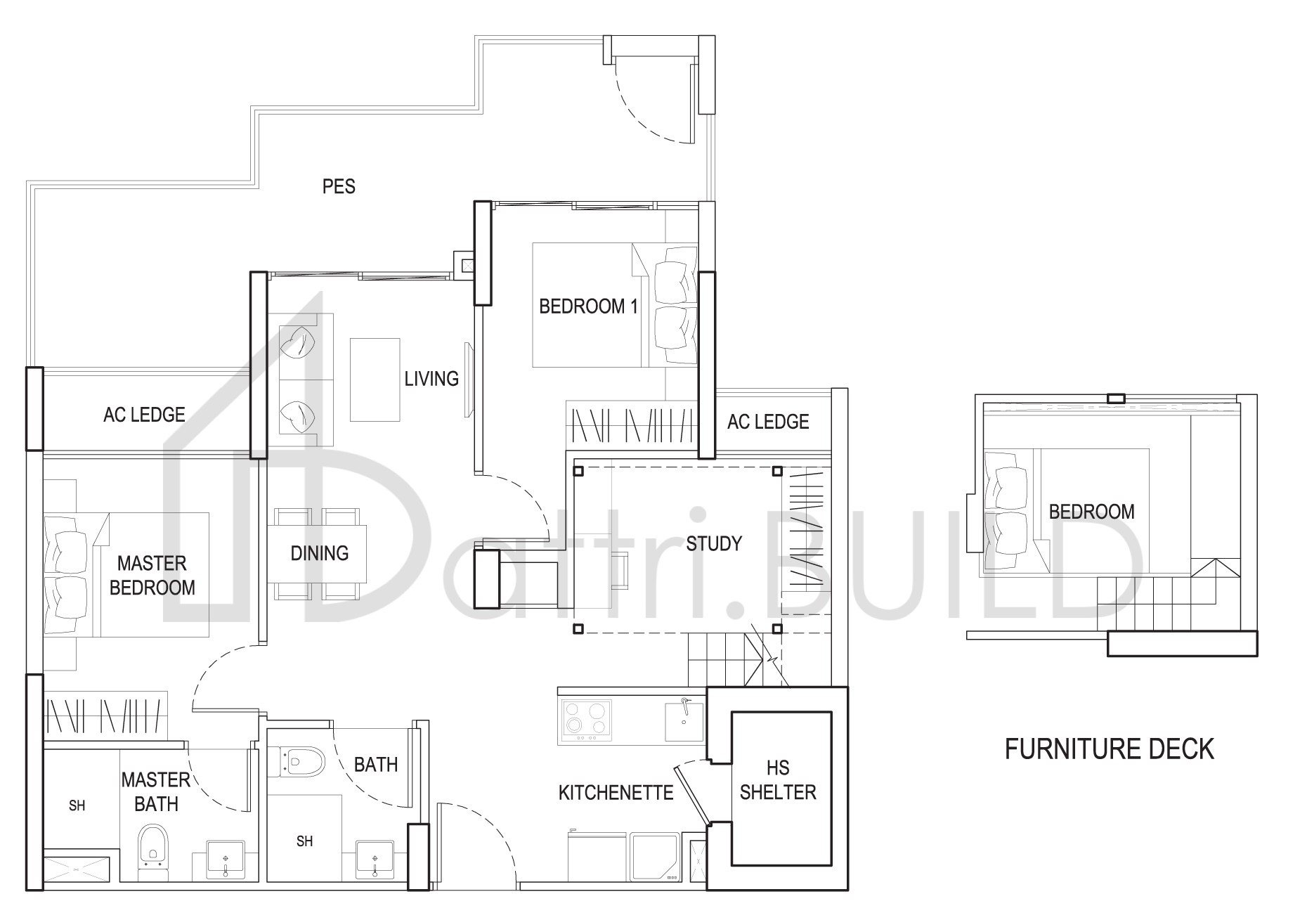 URBAN VISTA 16A2 floorplan (watermarked)