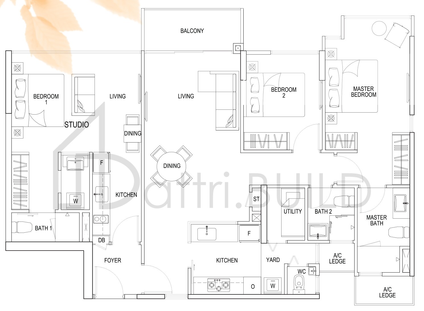 THE RAINFOREST DKb floorplan (watermarked)