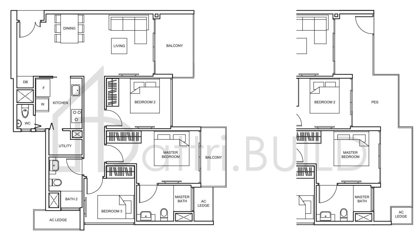 THE GLADES C8-P floorplan (watermarked)