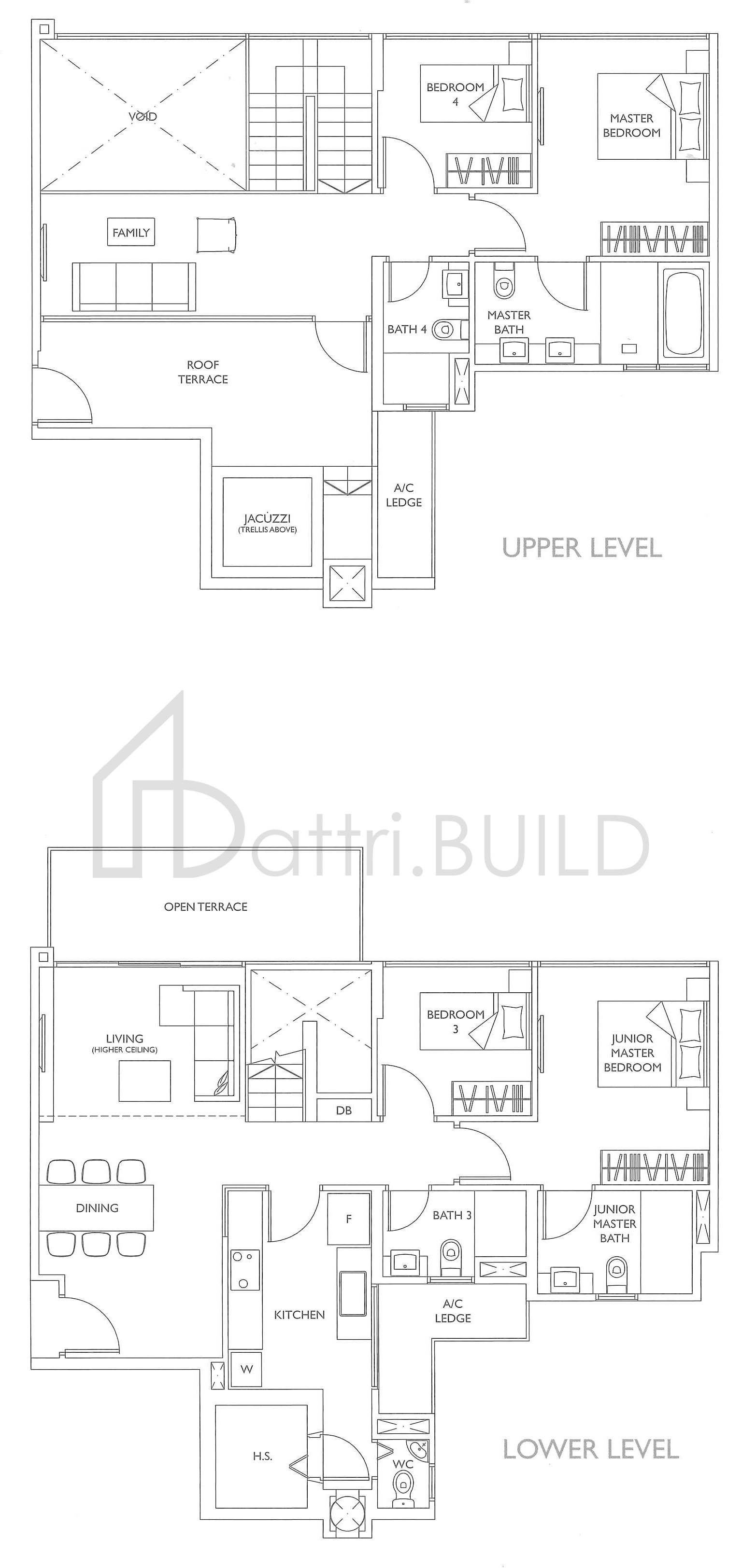 THE LUXURIE PH1 floorplan (watermarked)