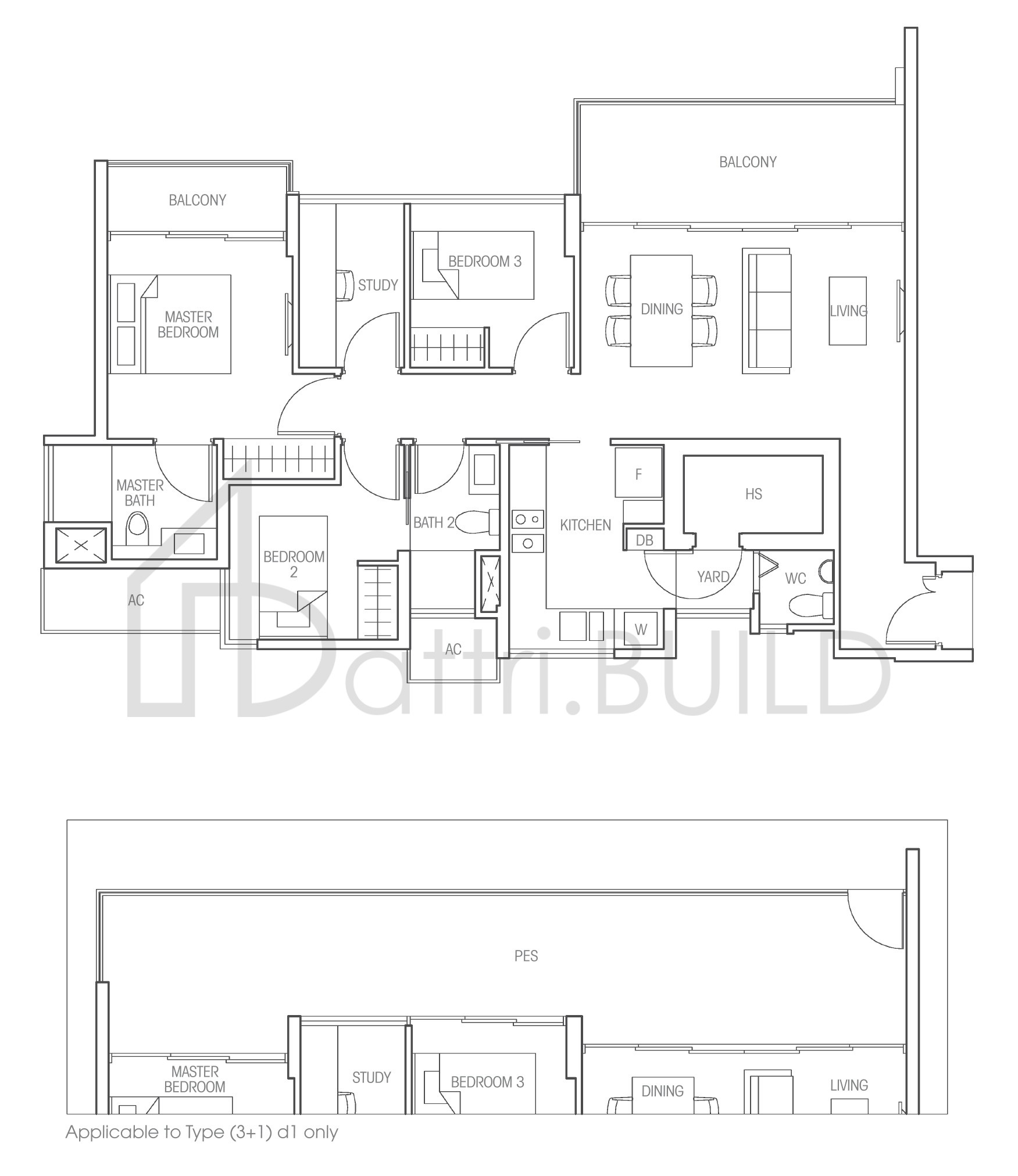 BARTLEY RESIDENCES (3+1)d floorplan (watermarked)