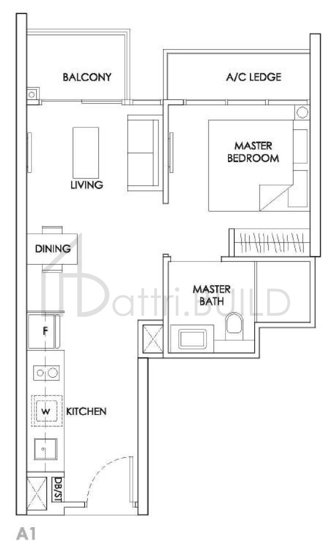 THE ALPS RESIDENCES A1 floorplan (watermarked)