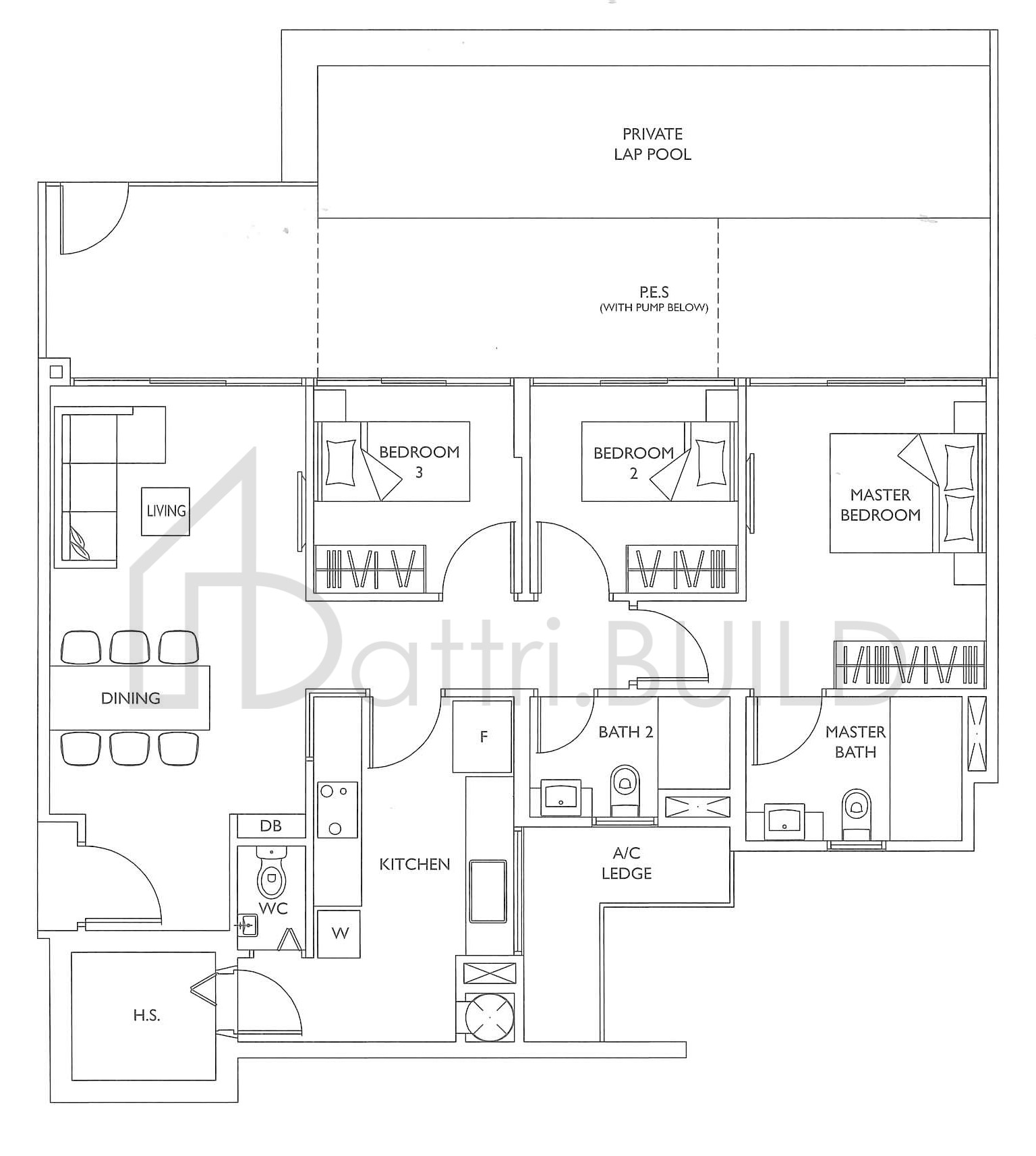 THE LUXURIE C2P floorplan (watermarked)