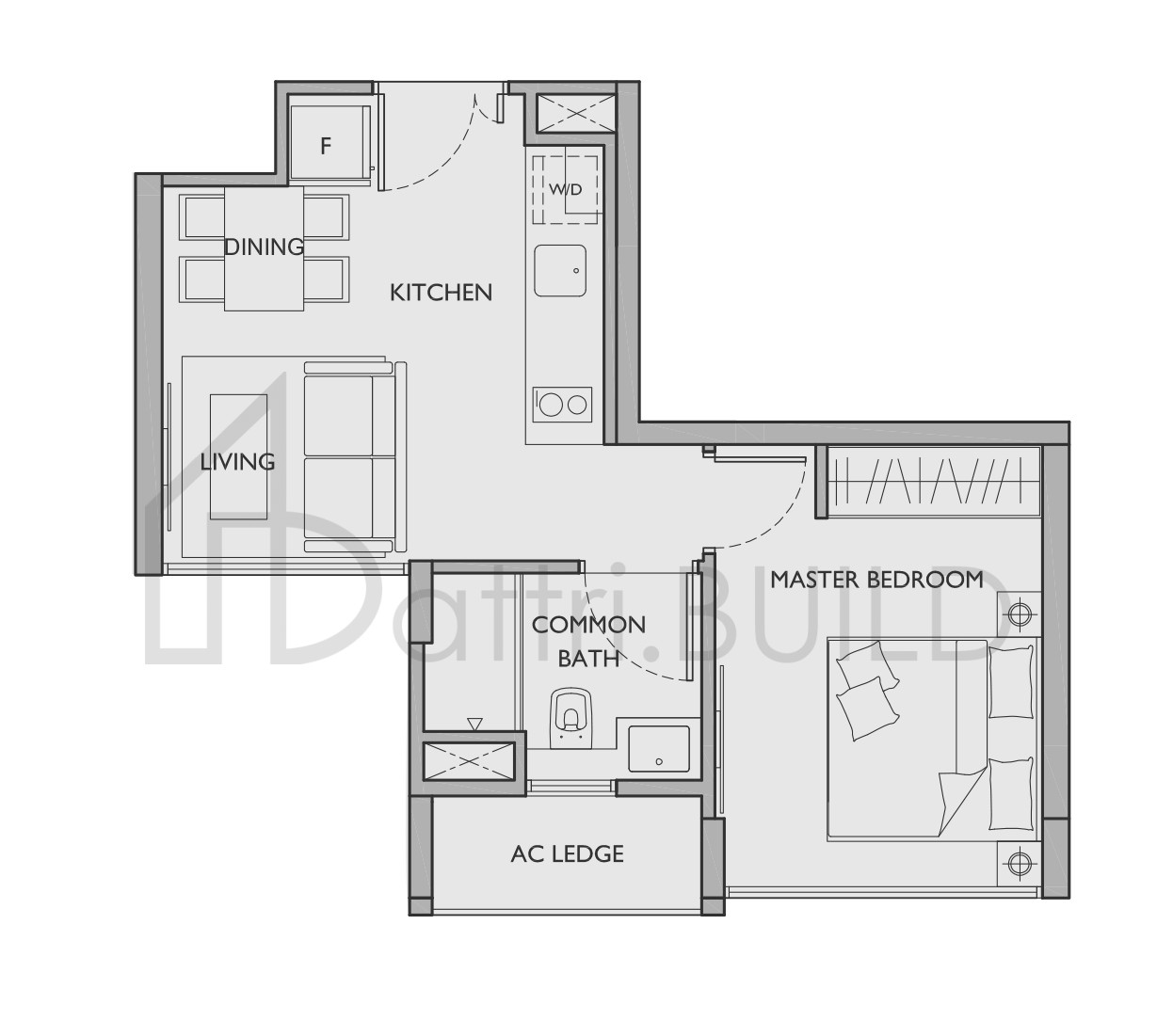 THE ASANA A floorplan (watermarked)