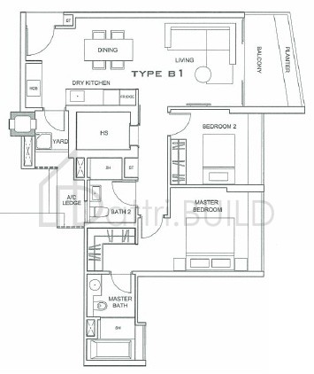VIVA B1 floorplan (watermarked)