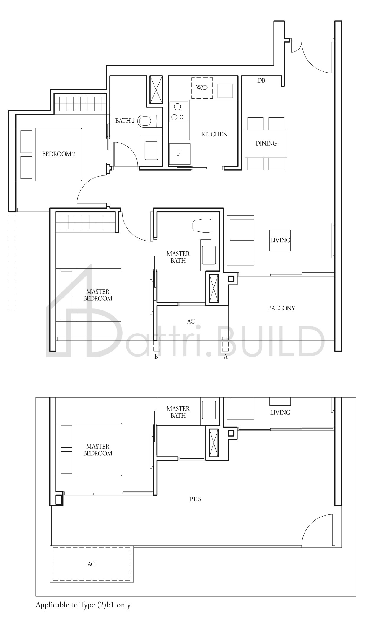 BARTLEY RIDGE (2+1)b1 floorplan (watermarked)