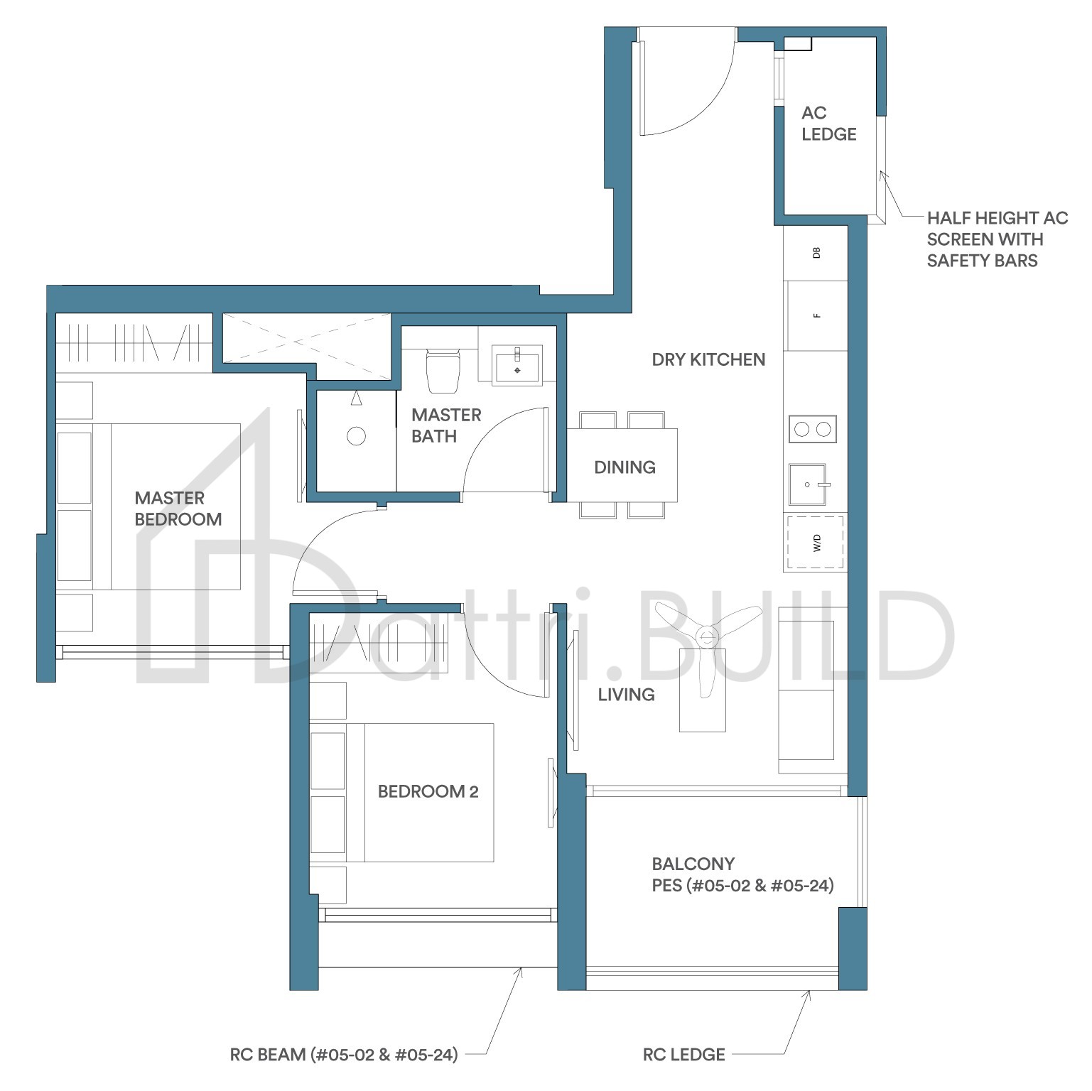 PARK PLACE RESIDENCES AT PLQ B2P floorplan (watermarked)