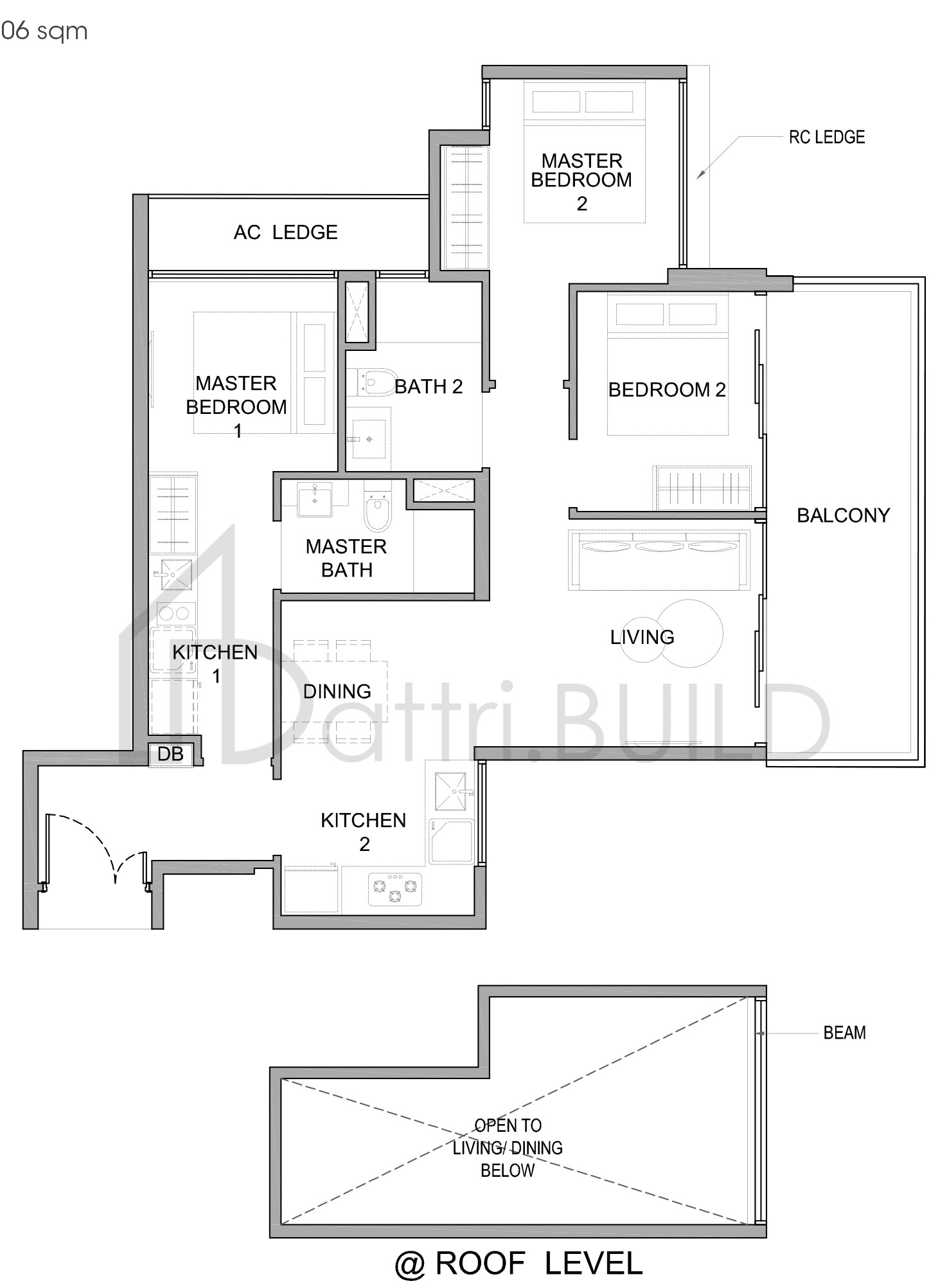 KINGSFORD WATERBAY C4a-PH floorplan (watermarked)
