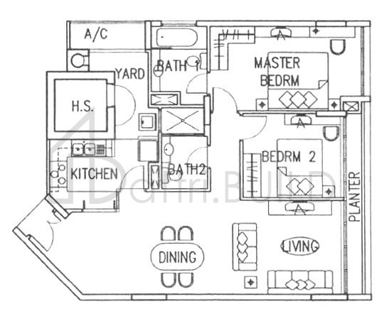 COMPASS HEIGHTS B11 floorplan (watermarked)