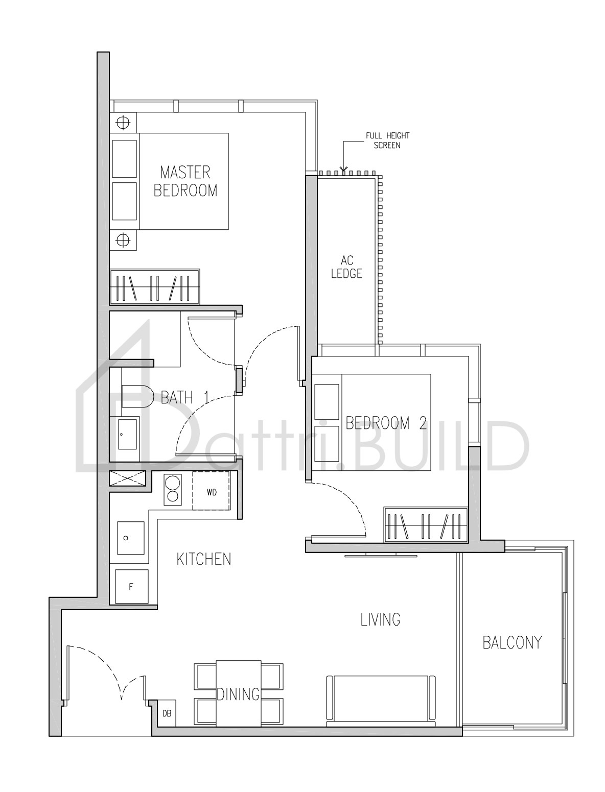 VAN HOLLAND B2 floorplan (watermarked)