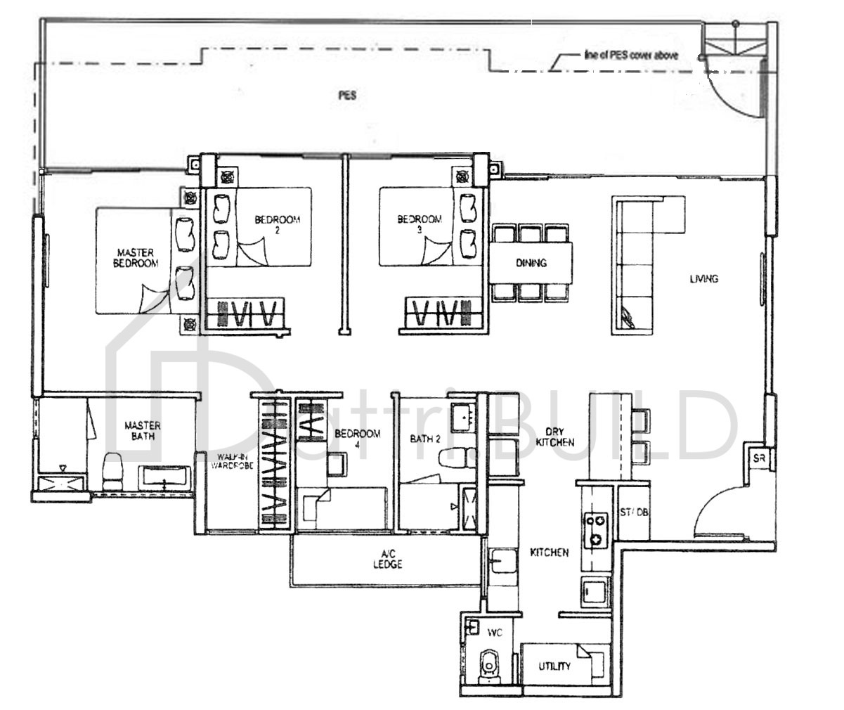 RIVERPARC RESIDENCE D1p floorplan (watermarked)