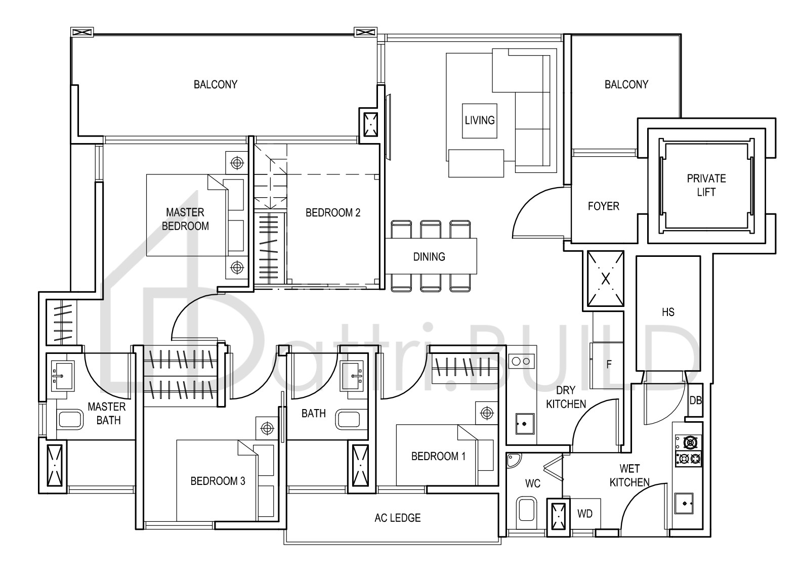 THE CREEK @ BUKIT D1 floorplan (watermarked)