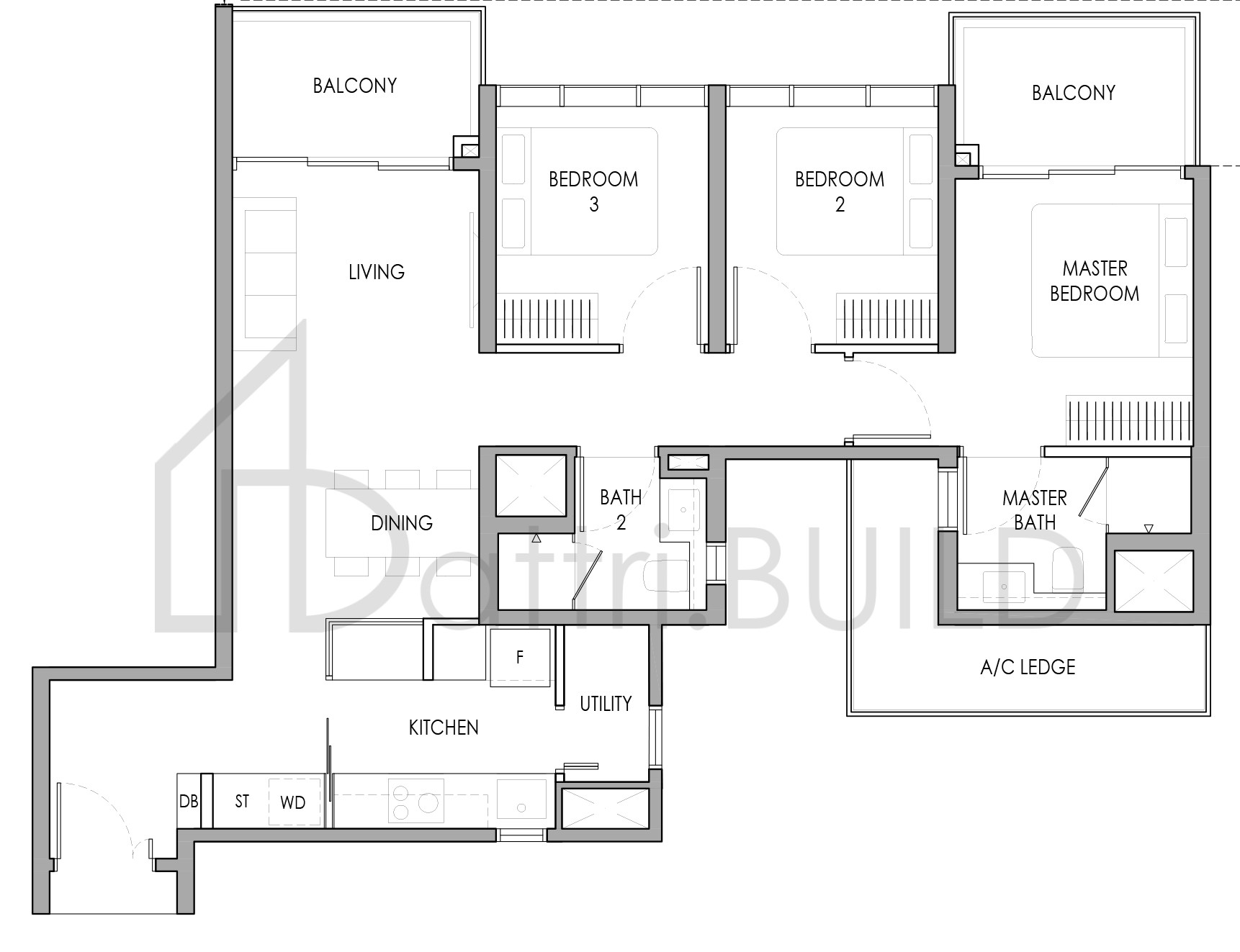 SENGKANG GRAND RESIDENCES C3P floorplan (watermarked)