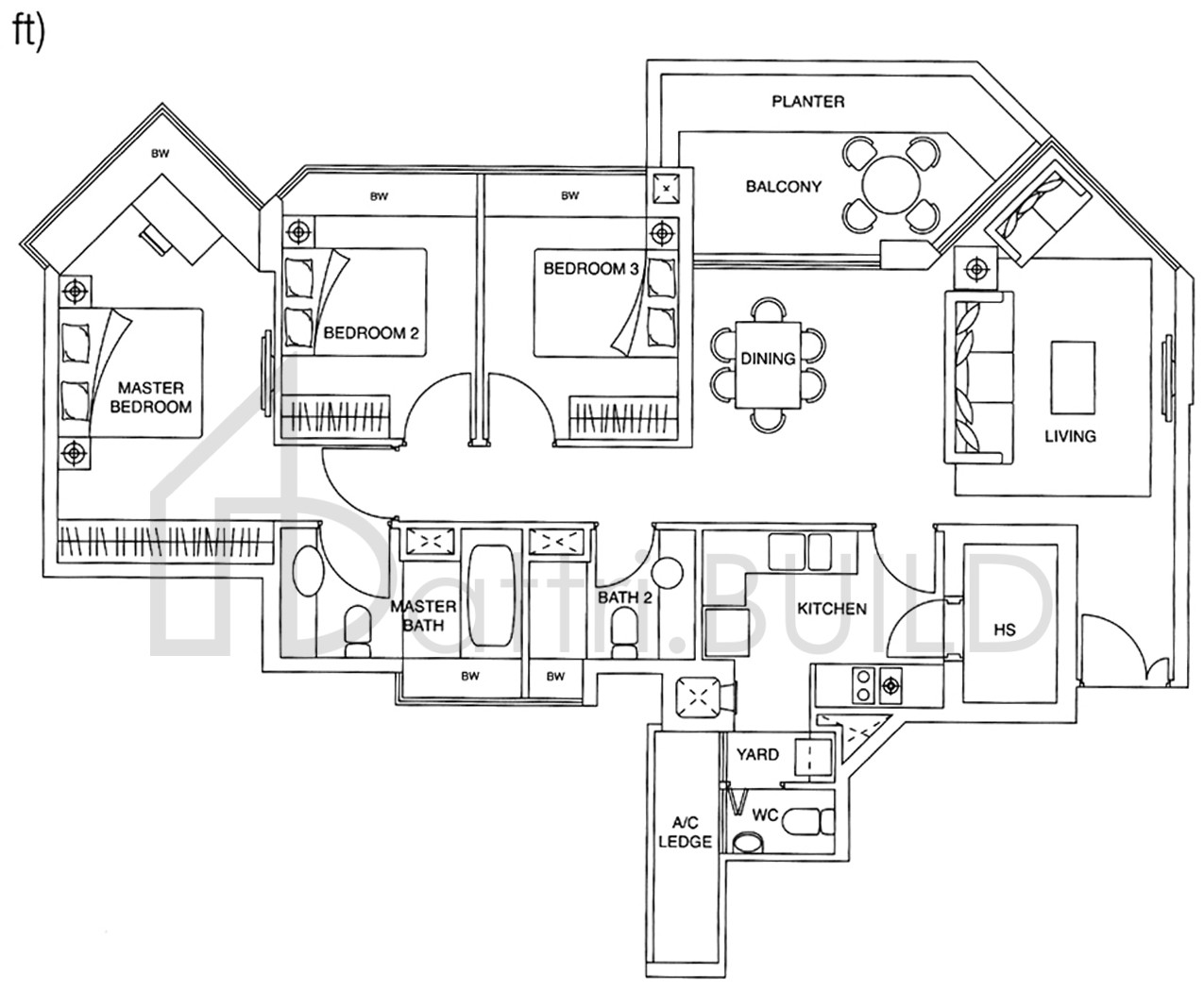 THE VISION B4 floorplan (watermarked)