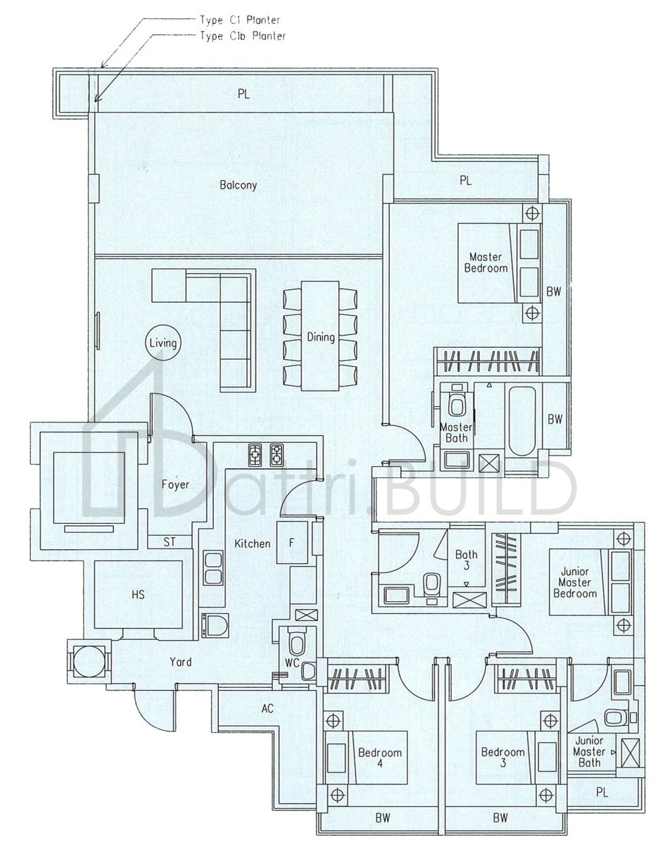 THE BEVERLY C1 floorplan (watermarked)