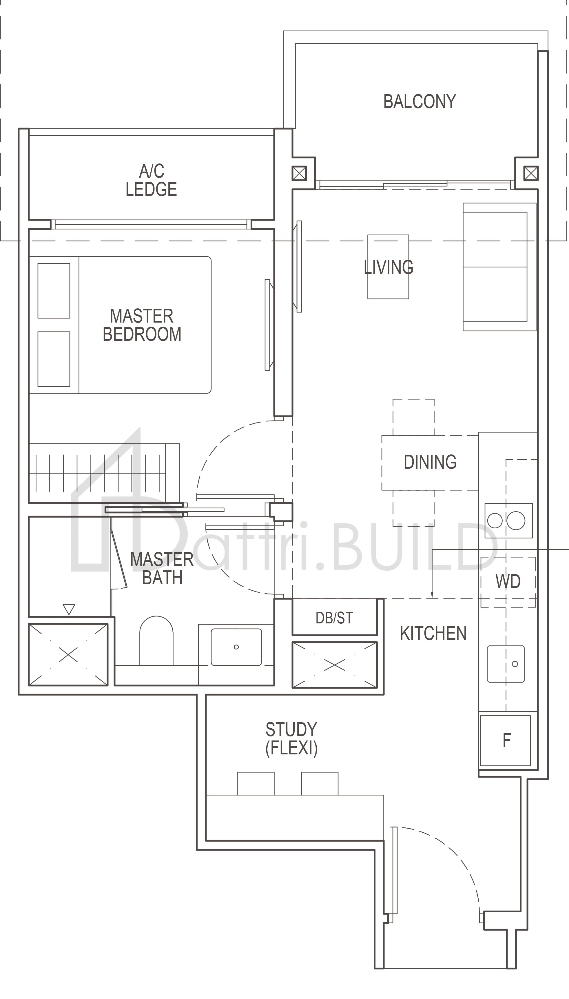 IRWELL HILL RESIDENCES A3S(b) floorplan (watermarked)