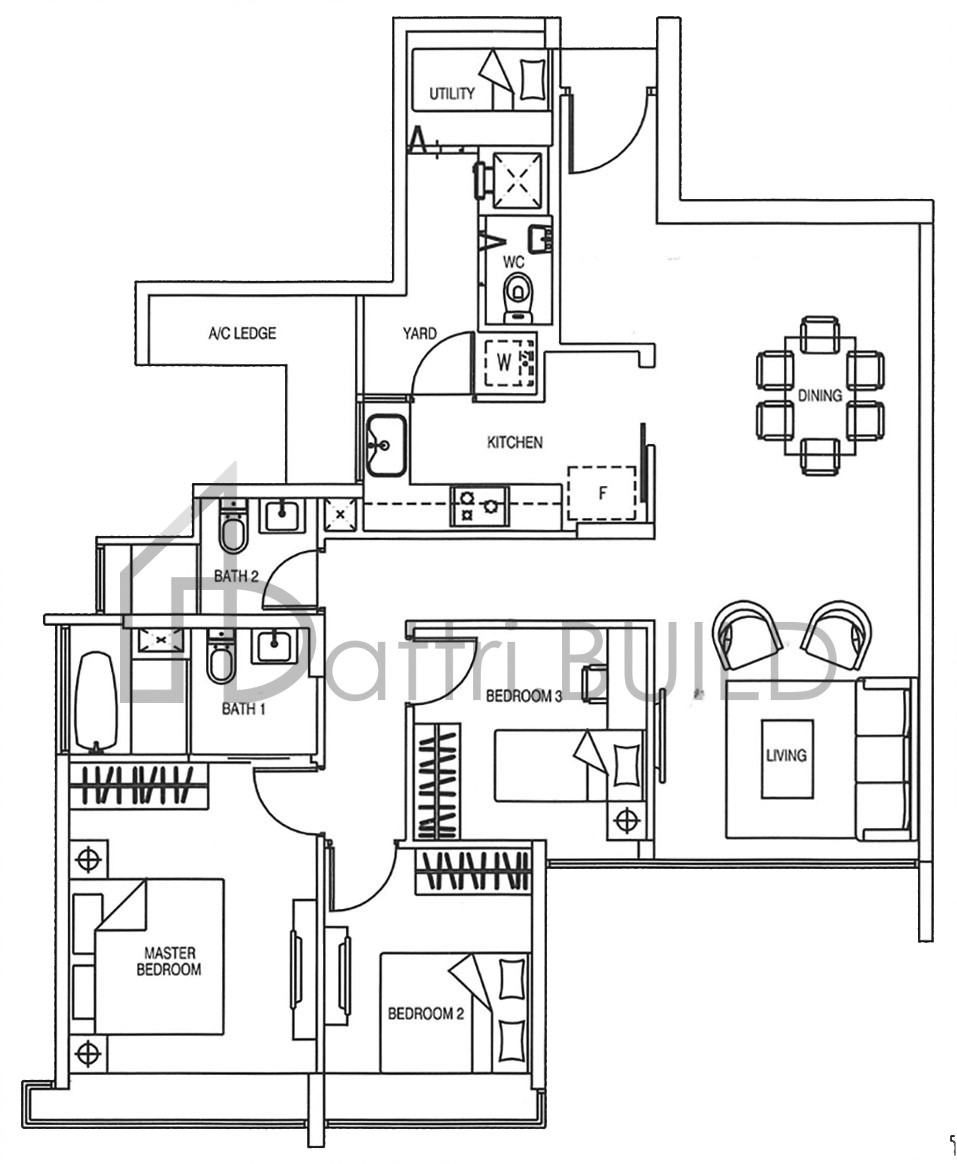 YEWTEE RESIDENCES C8-C floorplan (watermarked)