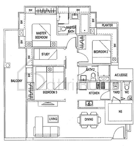 BLUWATERS C2a floorplan (watermarked)