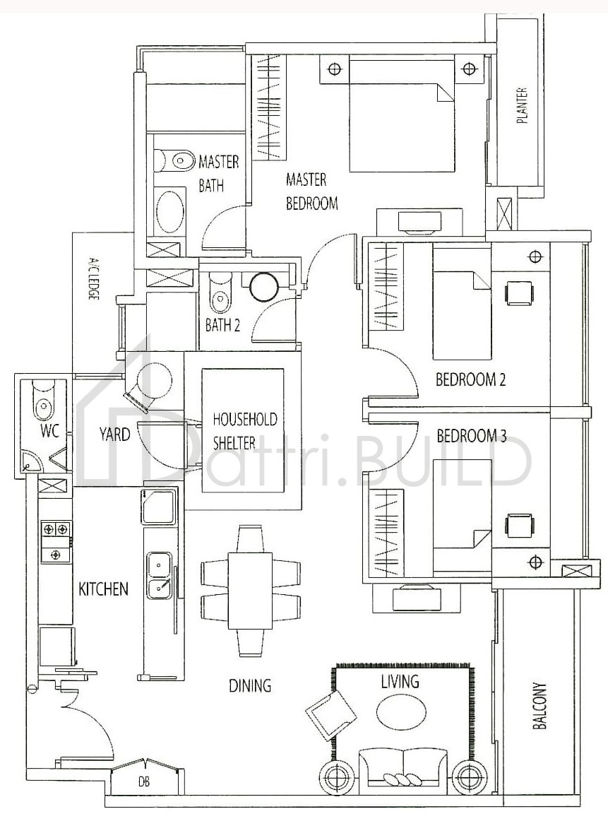 TANGERINE GROVE B3 floorplan (watermarked)