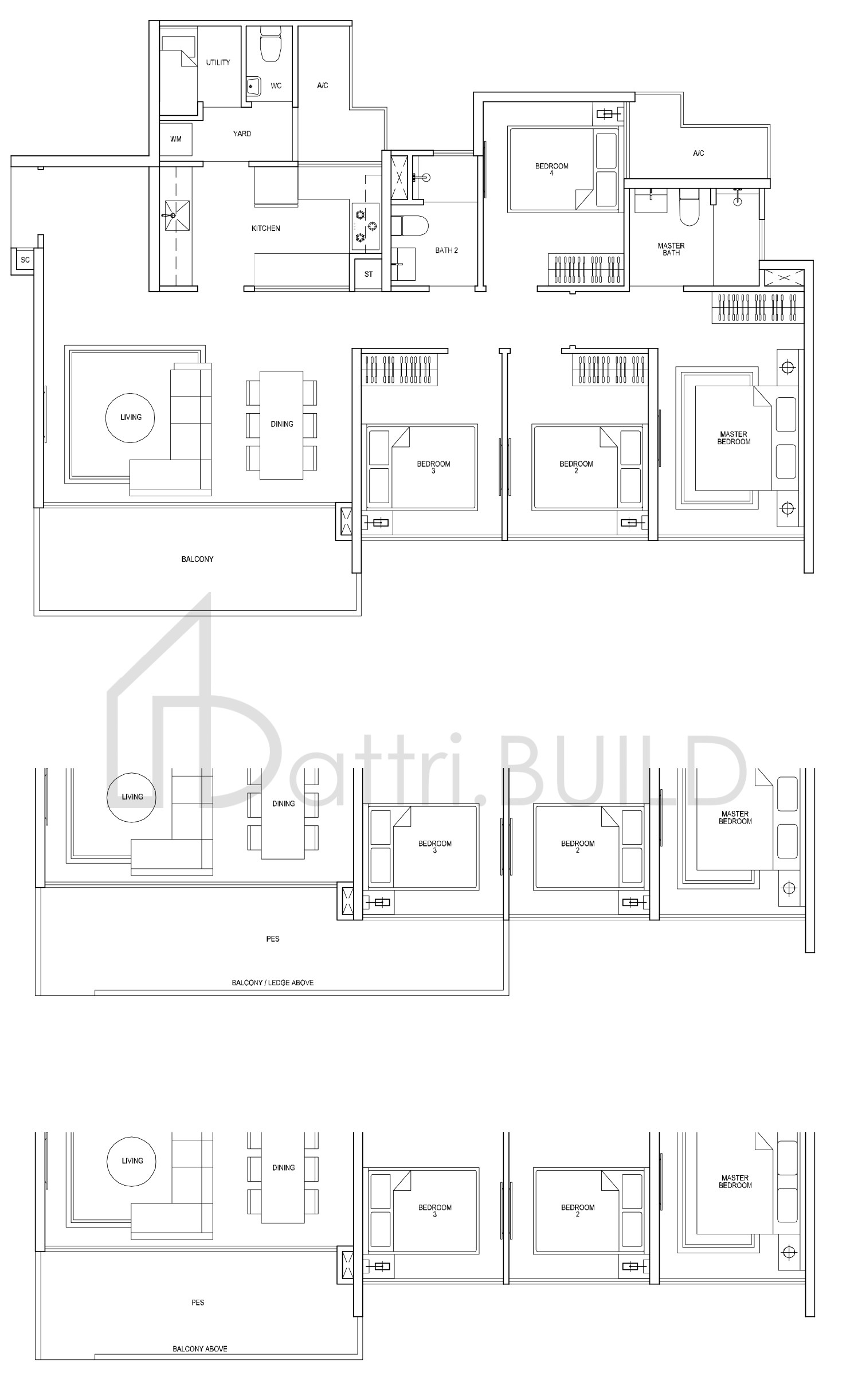 SKYPARK RESIDENCES C1 floorplan (watermarked)