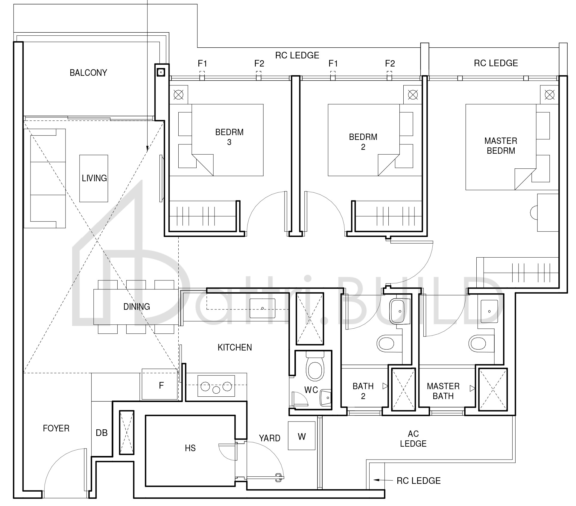PARC CENTRAL RESIDENCES C7 floorplan (watermarked)