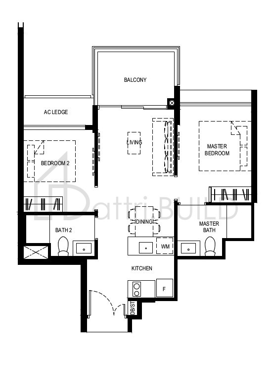NORMANTON PARK 2BR-Pf floorplan (watermarked)