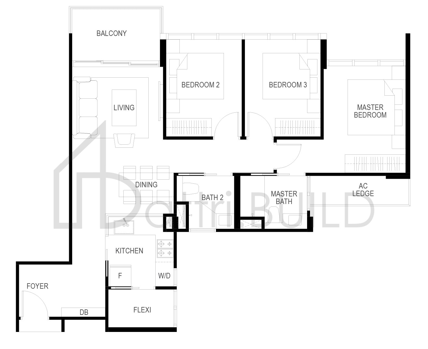 THE GAZANIA C5P floorplan (watermarked)