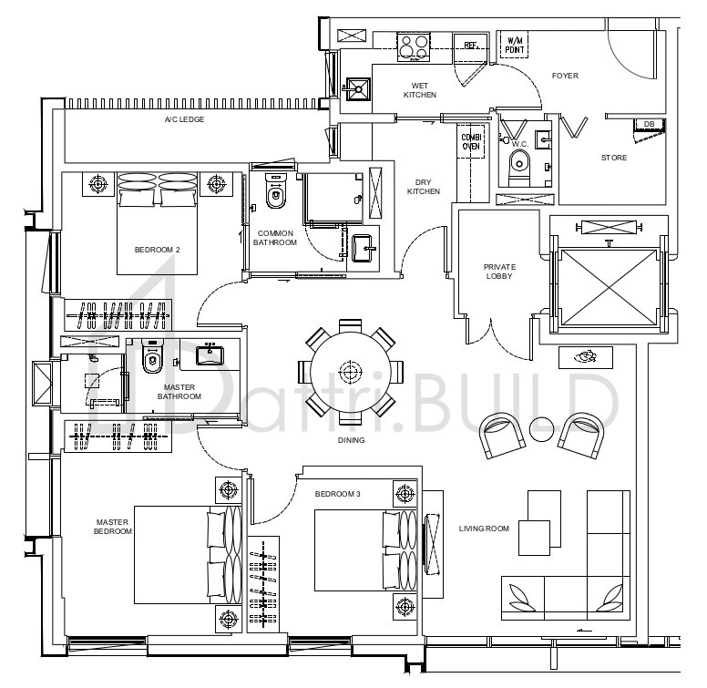 DALVEY HAUS B2-2 floorplan (watermarked)