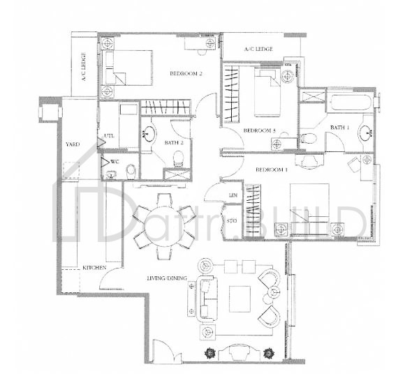 THE TESSARINA C4 floorplan (watermarked)