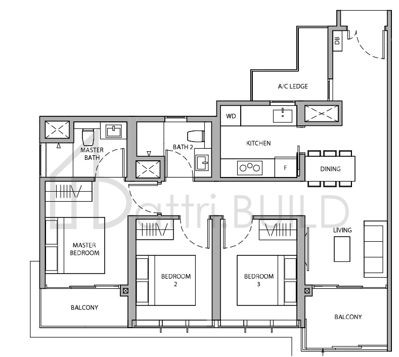 DAIRY FARM RESIDENCES 3A3 floorplan (watermarked)