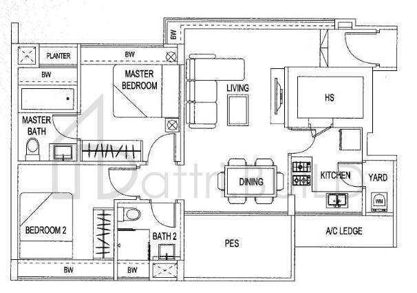 BLUWATERS A1-Ga floorplan (watermarked)