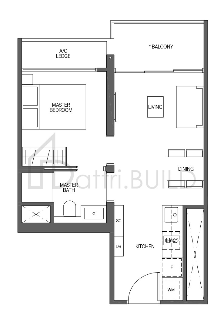 MIDTOWN MODERN A3-R floorplan (watermarked)