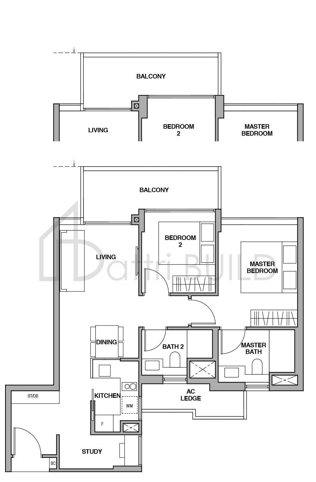 ROYALGREEN BS-2a floorplan (watermarked)