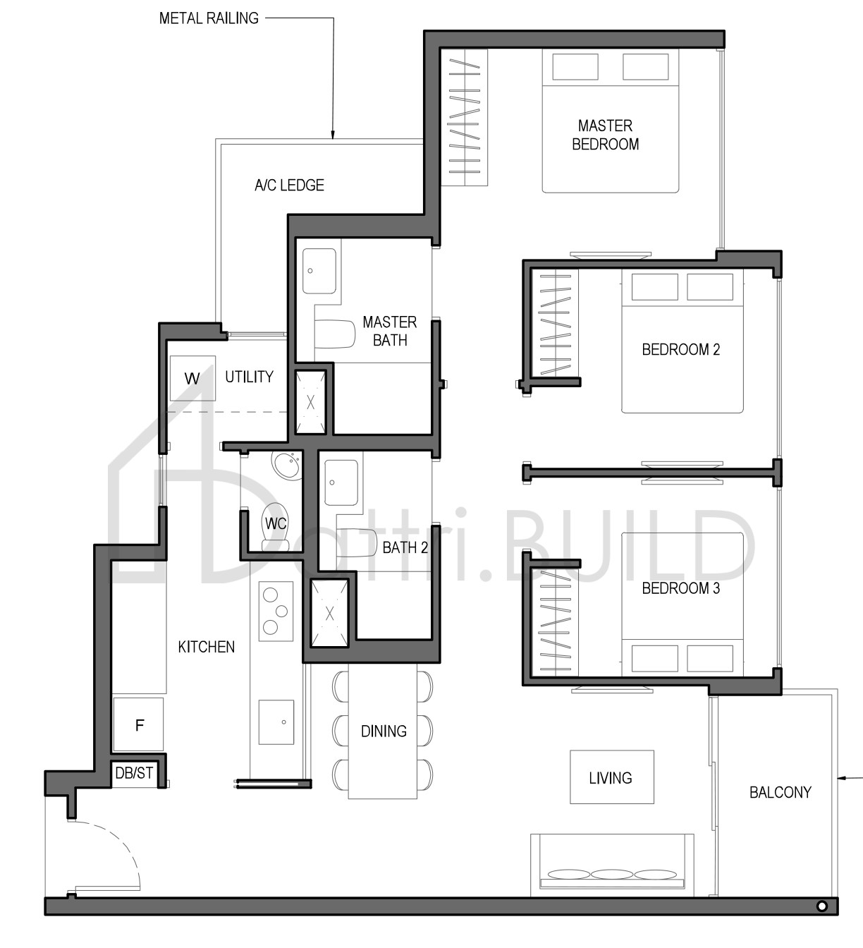 PARC KOMO 3D1b floorplan (watermarked)