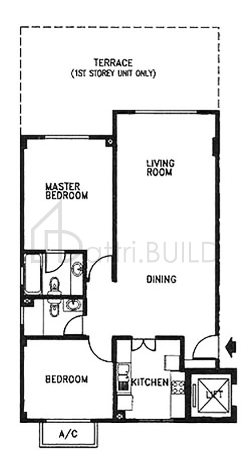 LE HILL CONDOMINIUM B3 floorplan (watermarked)