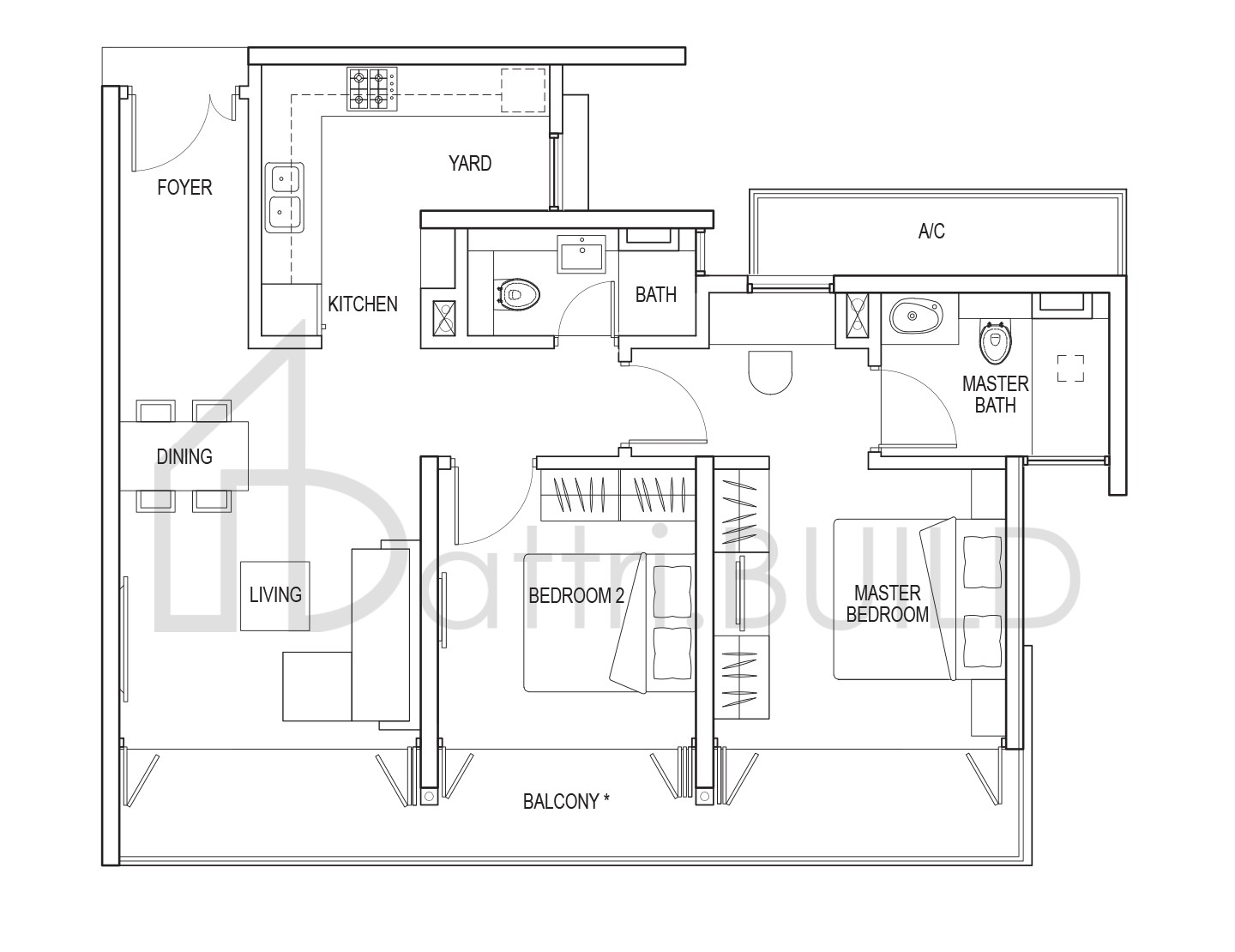 KALLANG RIVERSIDE 2A-1 floorplan (watermarked)