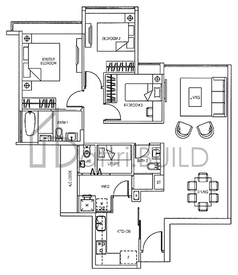 YEWTEE RESIDENCES C1-C floorplan (watermarked)