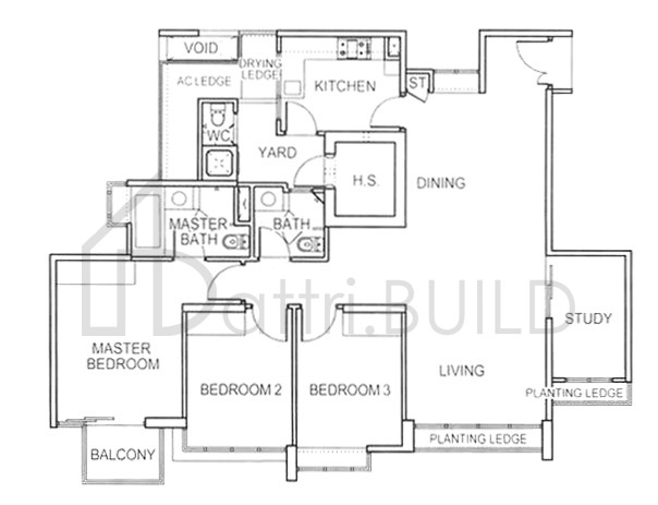 PARK GREEN B3 floorplan (watermarked)