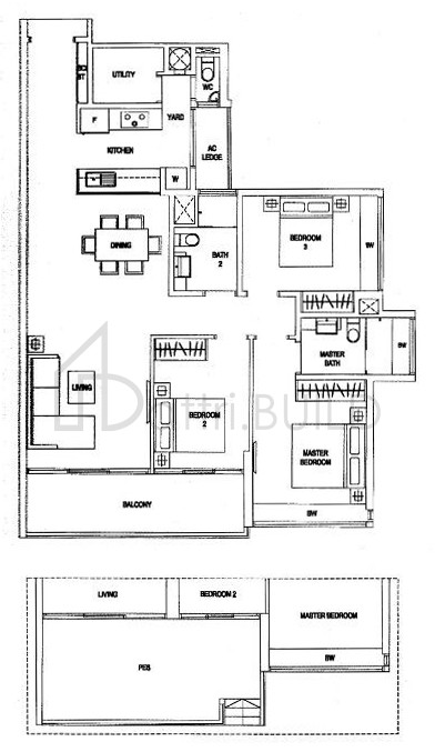 WATERFRONT GOLD C8-P floorplan (watermarked)