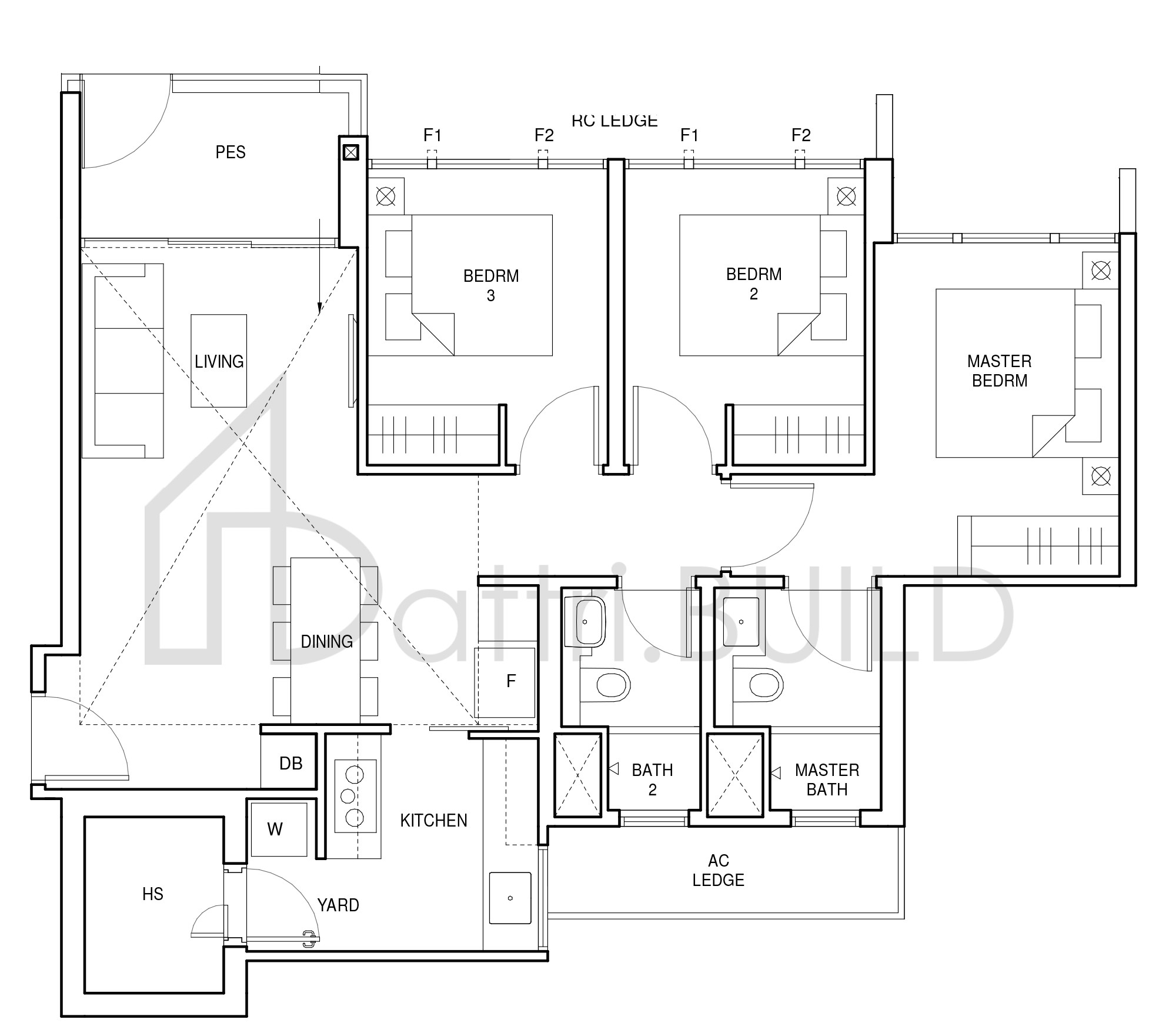 PARC CENTRAL RESIDENCES C5-G floorplan (watermarked)