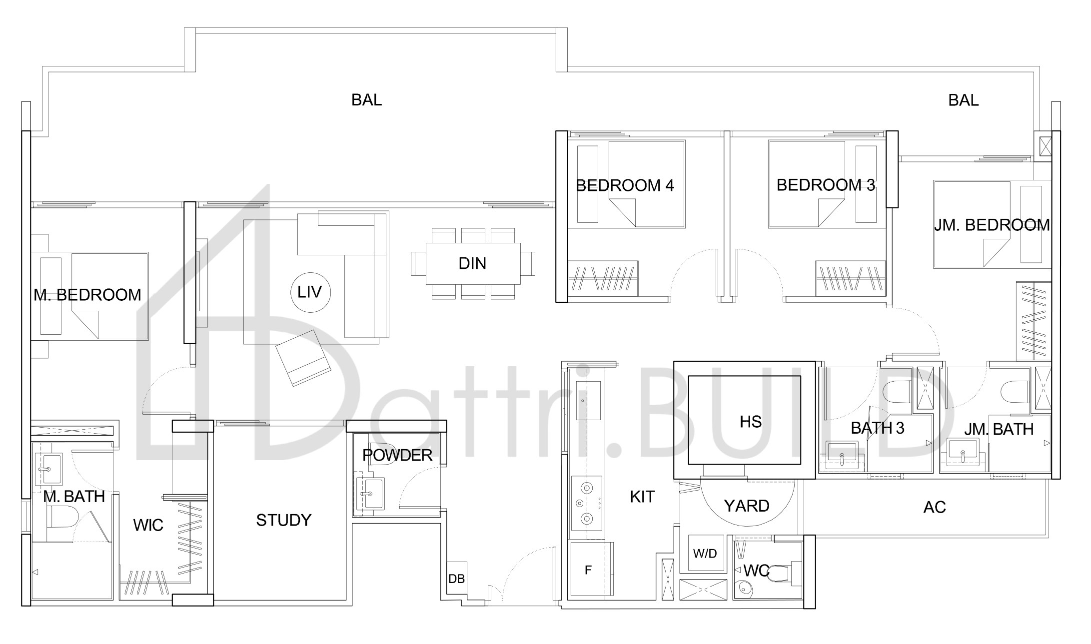 UPTOWN @ FARRER D3 floorplan (watermarked)