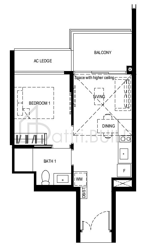 NORMANTON PARK 1BR-cR-PH floorplan (watermarked)
