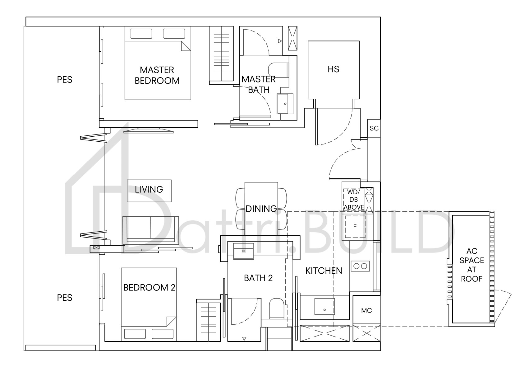 ONE HOLLAND VILLAGE RESIDENCES B6 floorplan (watermarked)