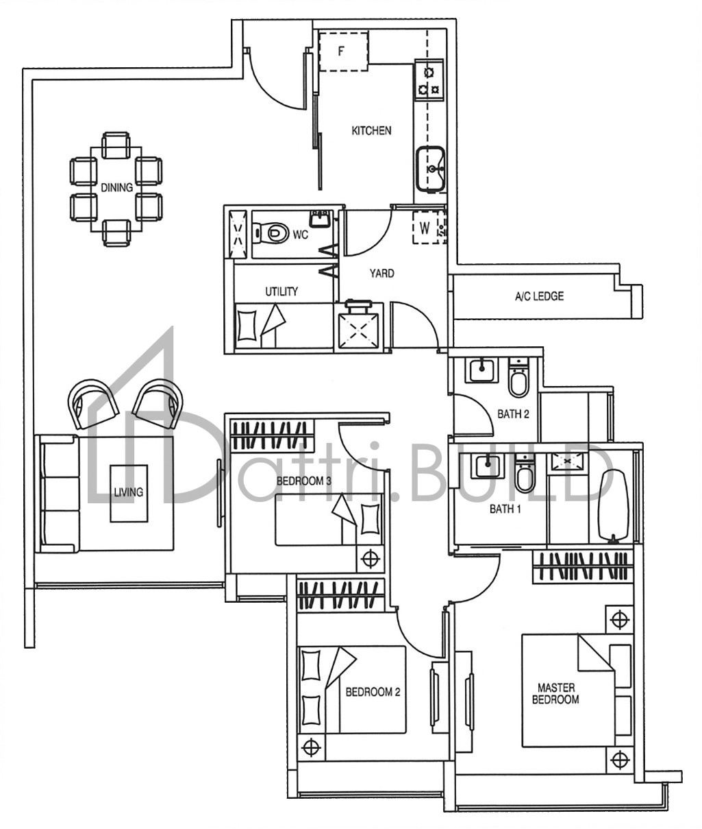 YEWTEE RESIDENCES C5-C floorplan (watermarked)