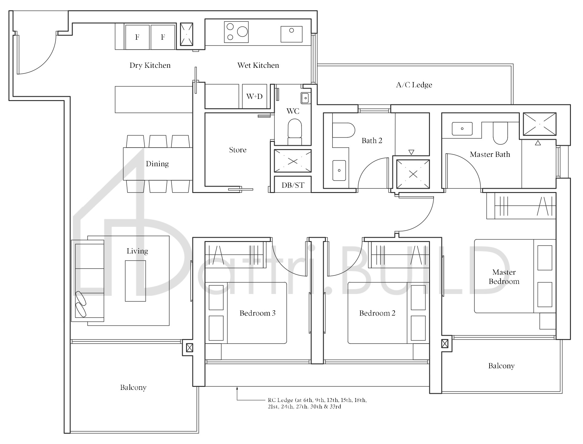 AVENUE SOUTH RESIDENCE CP1 floorplan (watermarked)